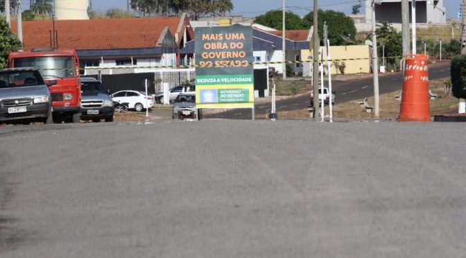 Titular da Seinfra vistoria obras de recapeamento urbano 